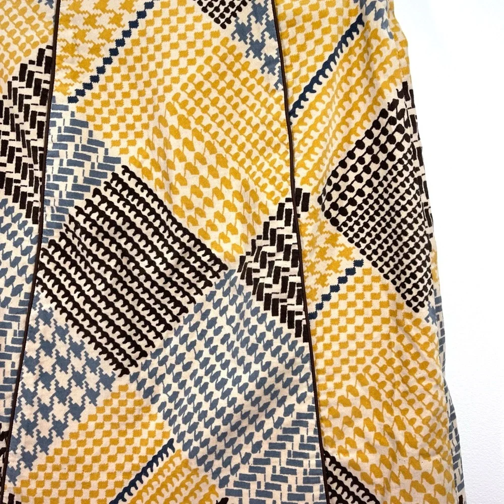 Maeve Skirt Women’s Size 4 Patchwork Houndstooth‎ Velvet Mini Skirt